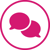 speech bubbles icon