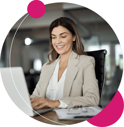 woman using All-Access Medicare Learning library