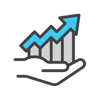 arrow_bar_graph_hand